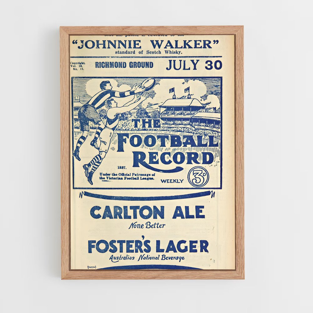 Poster L'Histoire du Footy – affiche Football australien (vue 4)